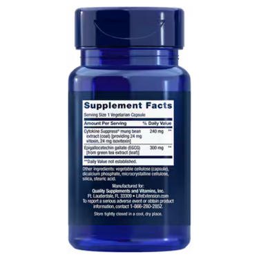 CYTOKINE SUPPRESS WITH EGCG